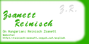 zsanett reinisch business card